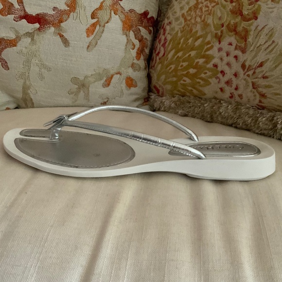 ColeHaan Silver/White “Bikini” Sandal Fun Feminine - Picture 10 of 13